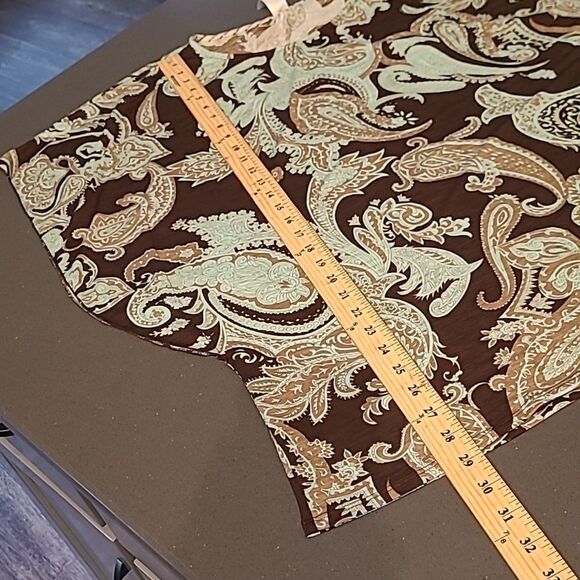 Honeyme Los Angeles sz S Paisley Print tunic top - Picture 7 of 9